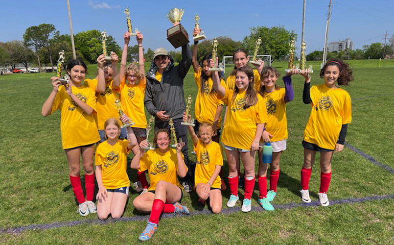 U13 Girls Soccer Champs - Dragons