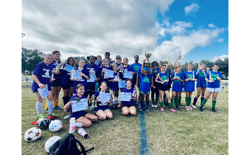 U13 Girls Soccer: Champs - Birdies  Runners Up - Cobra Strikers