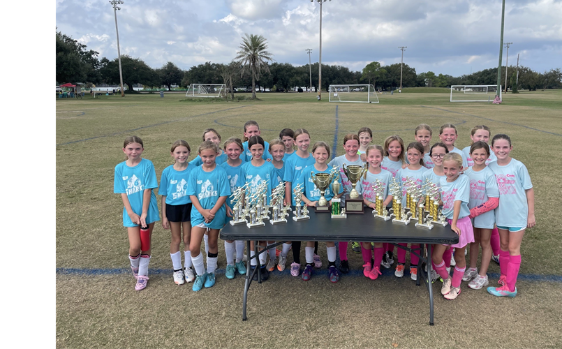 U10 Girls Soccer: Champs - Girls of Steel  Runners Up - Sharks