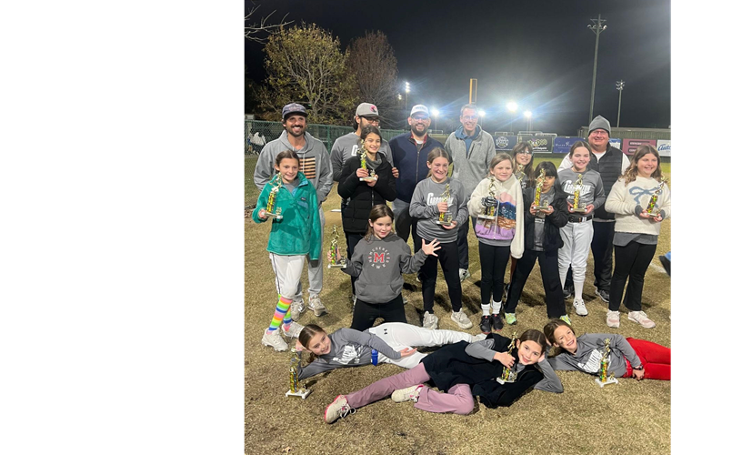 Girls 9-10 Softball Champs - Coach Yelton